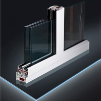 UPVC-Profile mit CE-Zertifikat für Kunststoff-Schiebefenster und Tür Drei- / Doppelschienen-PVC-Schiebefenster- und Türprofile