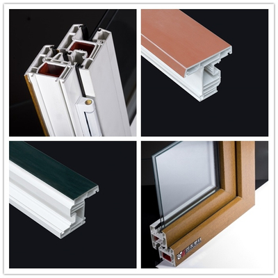 UPVC-Fenster und Türen PVC PRFOFILES mit CE