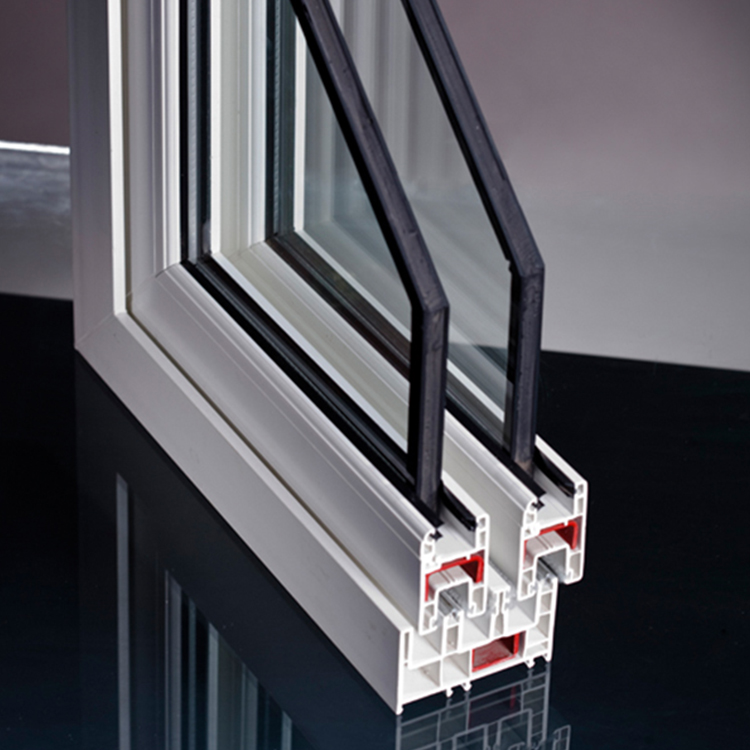 UPVC-Profile 80mm Gleitserie für PVC-Fenstertür