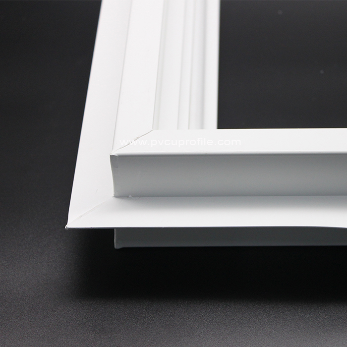 Single Hung Vinyl Fenster, amerikanischer PVC -Fenster eigener Marke UPVC -Profil