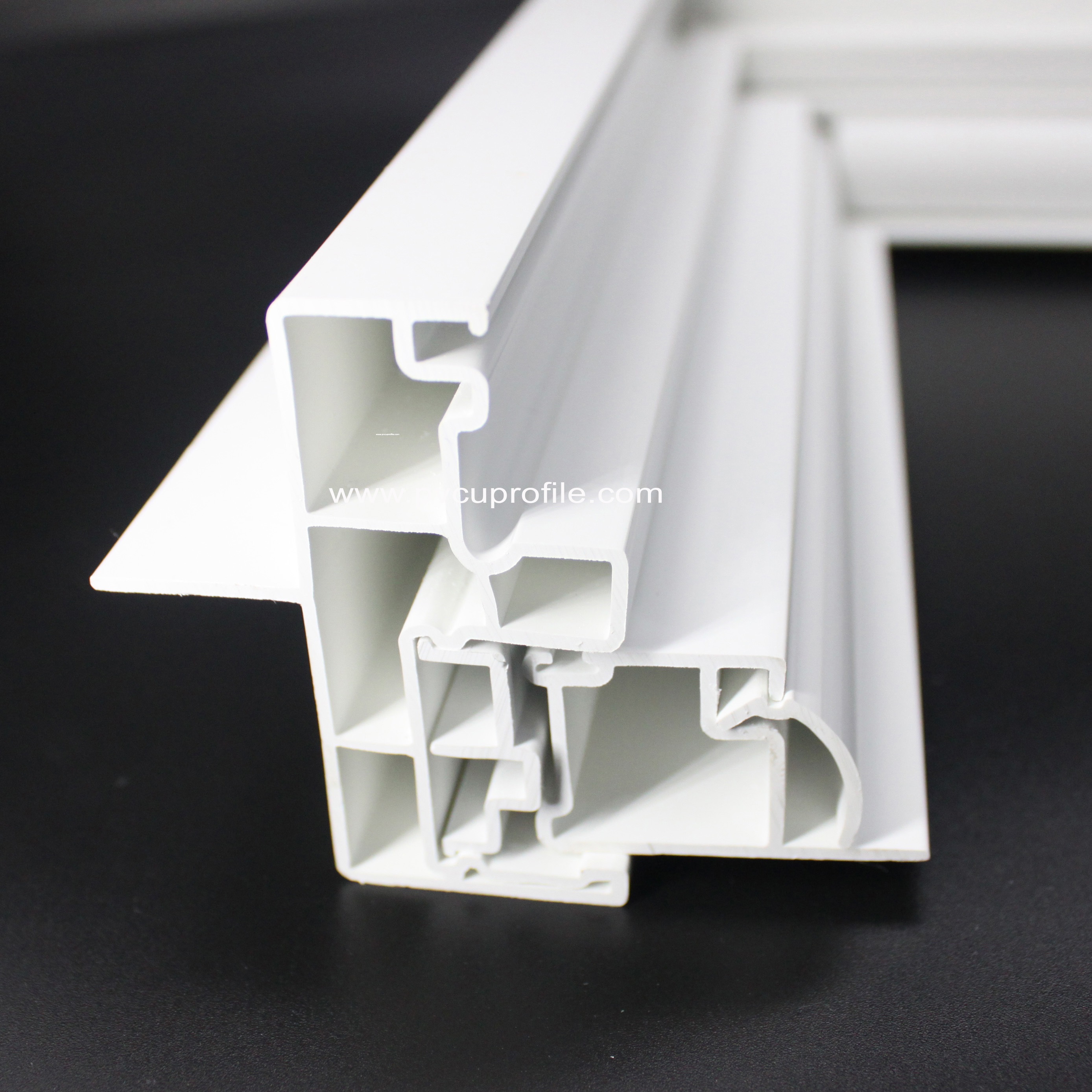 Americano Linea PVC Gleitflügelprofil PVC Hoja Movil Ventanas de PVC