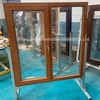 Dreifachscheiben-Glas-Vinyl-UPVC-Argon-Gasfenster
