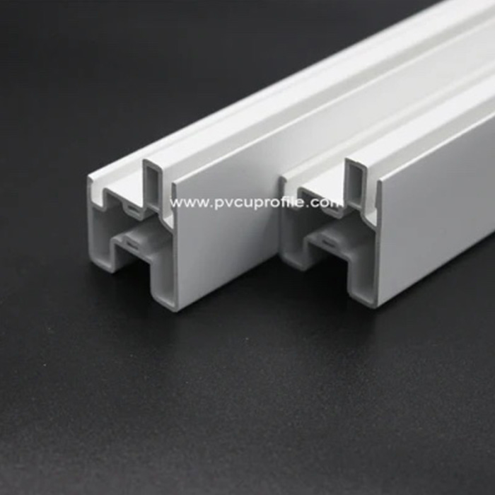 Americano Linea UPVC Ventana Termopanel PVC Americano Klassik Blanco Corredera