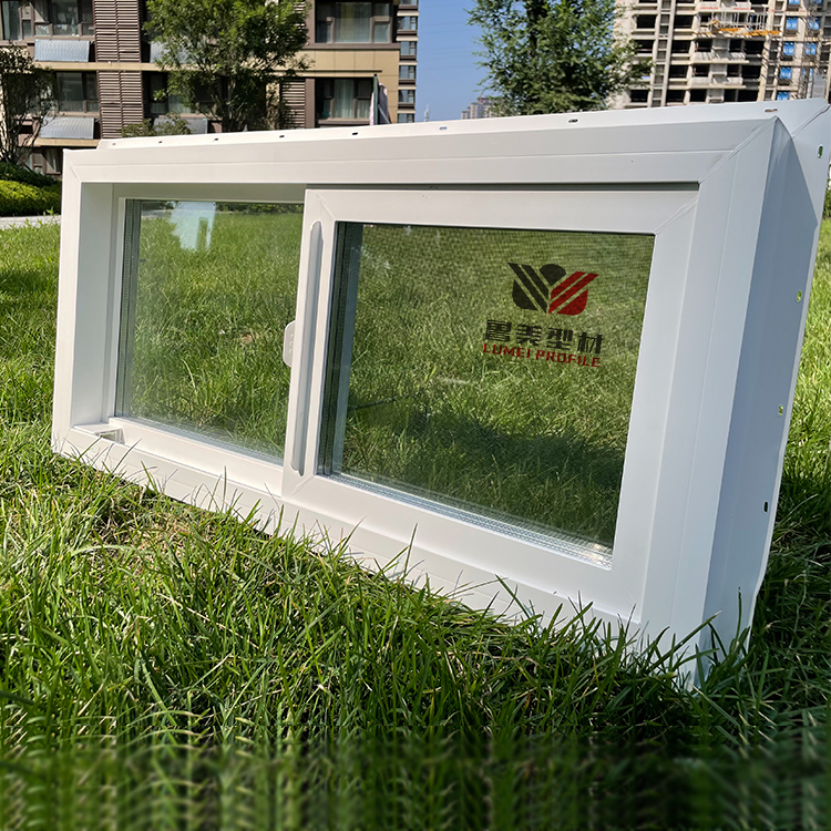 Weißer Größe weißer PVC Isoliertes Schieber -Balkon gleitet UPVC -Fenster und Tür 
